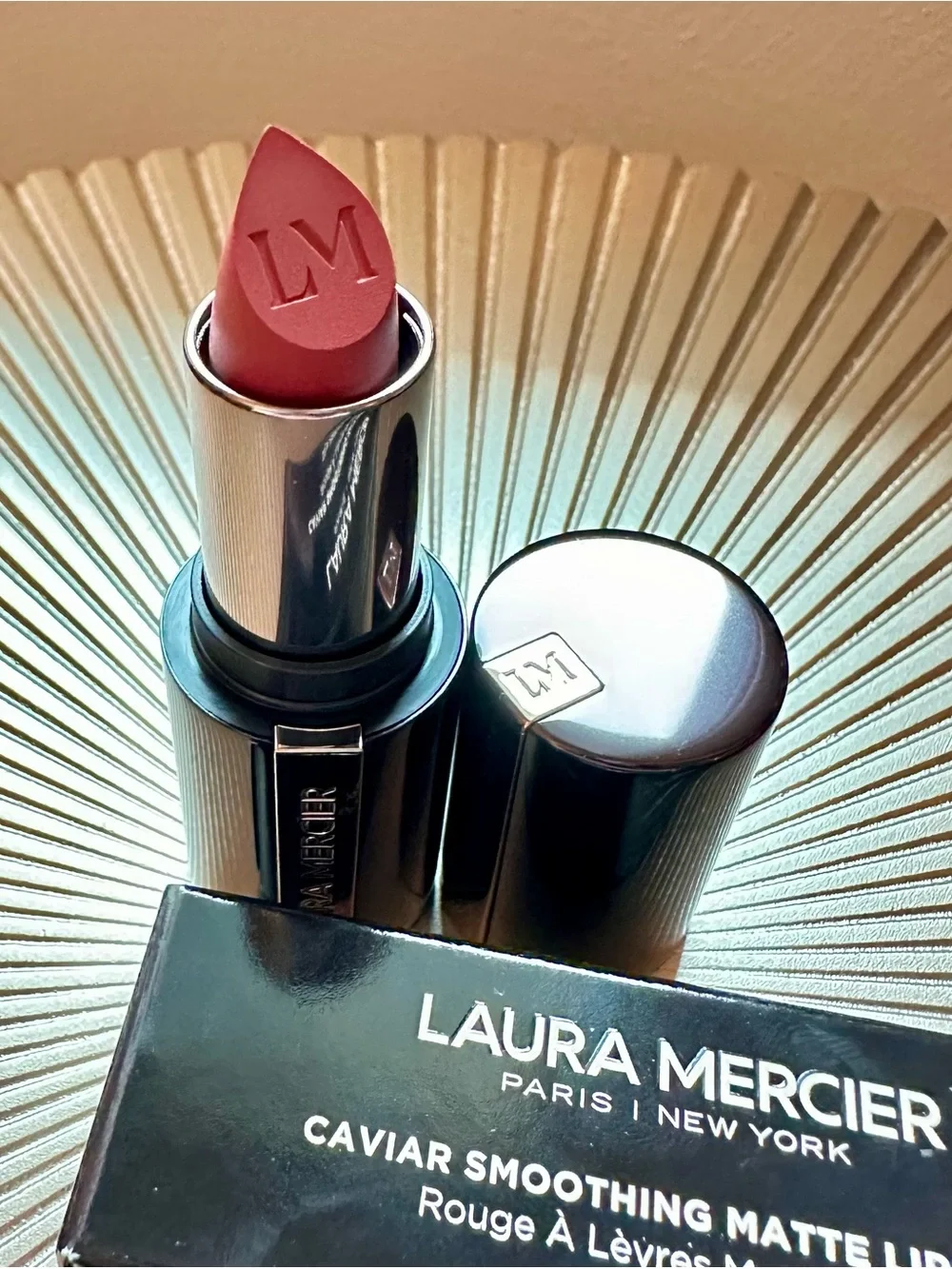 LAURA MERCIER Caviar Smoothing Matte Lipstick - Shade Pink Tulle - NIB